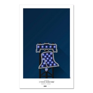 MLB Philadelphia Phillies Citizens Bank Park Art Poster - 1 of 1
