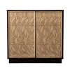 ORRD Two-Tone Accent Cabinet with Adjustable Shelves, Decorative Storage Cabinet with Double Doors for Living Room & Foyer - 3 of 4