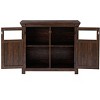 NicBex Modern Storage Buffet Cabinet Kitchen Coffee Bar Cabinet with Barn Door, and Adjustable Storage Shelf for Kitchen, Dining Room - 4 of 4