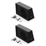 Rockford Fosgate P500-12P Punch 12 inch 500 Watt Powered Ported Woofer Enclosure System (2 Pack)
