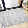 Boho Machine Washable Area Rug Modern Geometric Non-Slip Accent Rug Farmhouse Carpet - 2 of 4