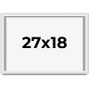 PosterPalooza | Shadow Box 1.5" Depth Silver Picture Frame - UV Acrylic, Backing Board, Hanging Hardware - 2 of 4