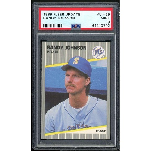 Randy Johnson Rookie Card 1989 Fleer Update #u-59 Psa 9 : Target