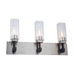 Artcraft Lighting Arlington 3 - Light Vanity in  Satin Nickel - 1 of 4