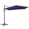 Sonkuki Outdoor 9x9 FT 240gsm Solution-Dyed Patio Cantilever Umbrella With Canopy - 2 of 4
