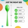 Exquisite Heavy Duty Solid Color Plastic Spoons-100 Count - 3 of 4