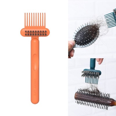 Comb Curling Iron Hollow Cleaning Brush, Specification: 17x5.5cm(Orange)