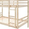 Kumasinova Bunk Bed,Wood Bunk Bed Frame with High Guardrail,Ladder,Twin Size Bed Frame for Kids Teens,No Box Spring Needed - 4 of 4