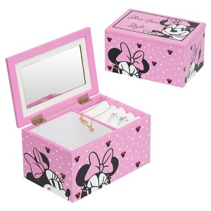 Disney Minnie Mouse Jewelry Box Show Your Minnie Style Jewelry Organizer - 1 of 4