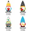 Big Dot of Happiness School Gnomes - Paper Straw Decor - Teacher and Classroom Decorations Striped Decorative Straws - Set of 24 - 2 of 4