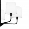 Quoizel Lighting Gallagher 5 - Light Chandelier in  Matte Black - 3 of 4