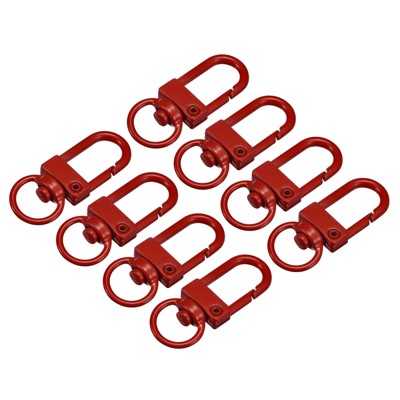 Unique Bargains DIY Craft Key Organization Lobster Claw Lanyard Swivel Clasps 1.3" x 0.51" 8 Pcs