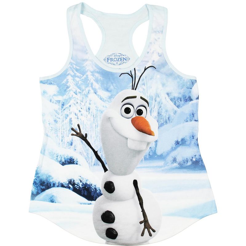 Disney Frozen Olaf Junior's Size Sublimated Tank Top Shirt, 1 of 4
