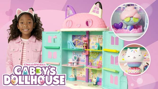 Gabby&#39;s Dollhouse Purrfect Dollhouse Playset, 2 of 20, play video