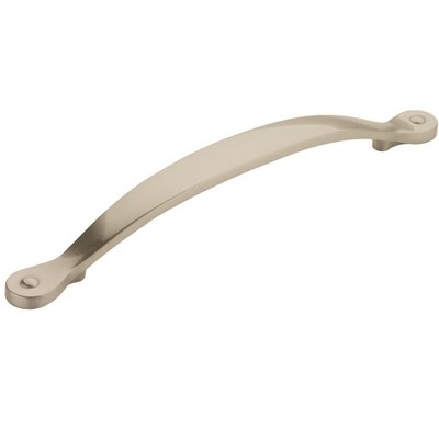 Satin Nickel 6-5/16" Arch Cabinet Pull with Mounting Hardware