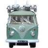 Volkswagen T1 Samba Bus RHD Green Two-Tone with Surfboards on Roof Rack 1/148 (N) Scale Diecast Model Car by Oxford Diecast - 3 of 4