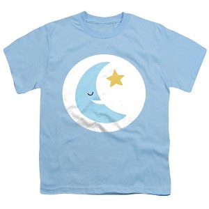 Care Bears: Unlock The Magic Bedtime Bear Belly Kids T Shirt For Youth  Light Blue  Medium - 1 of 4