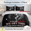 Wikineon Duvet Cover - 3 Pieces Extra Soft and Comfortable Bedding Set, Includes 1 Duvet Cover and 2 Pillowcases (Core Not Included) - 3 of 4