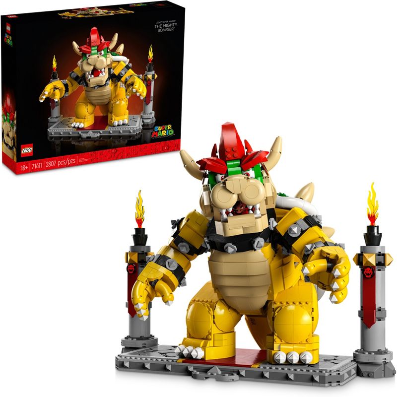 LEGO Super Mario The Mighty Bowser Collectible Figure 71411, 1 of 13