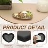 Unique Bargains Stainless Steel Decorative Heart Shape Jewelry Serving Trays for Candle Drink - 3 of 4