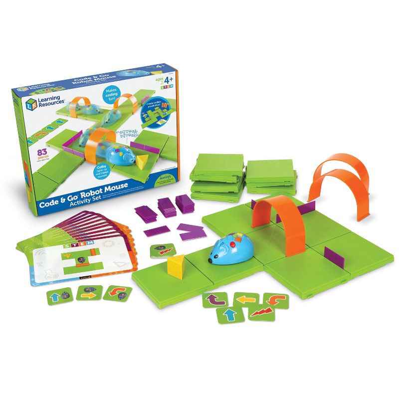 Learning Resources Code & Go Robot Mouse Activity Set, 83 Pieces, Ages 4+, 1 of 11