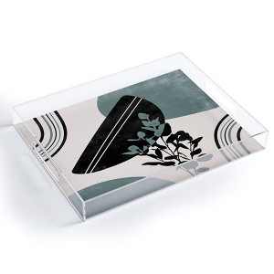 Heather Dutton Eucalyptus Boho Botanical 15.5" x 12" Acrylic Tray - Deny Designs - 1 of 4