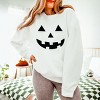 Simply Sage Market Pumpkin Face Lightweight Garment Dyed Sweatshirt - 3 of 4