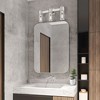 Livex Lighting Quincy 3 - Light Vanity in  Brushed Nickel - 3 of 4
