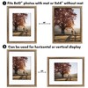 Americanflat Vintage Picture Frame with Mat and Beaded Accents with Shatter Resistant Glass - 4 of 4