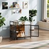 LOVMOR Dog Crate Furniture-Style Cages for Small Dogs Indoor Heavy Duty Super Sturdy Dog Kennels with 2 Stainless Steel Bowls - 4 of 4