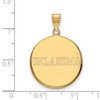 Black Bow Jewelry 10k Yellow Gold Oklahoma Sooners NCAA Large Pendant - 2 of 3