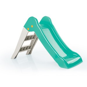 Dolu My First Garden Slide Kids Indoor Outdoor Playground Equipment, Green/White - 1 of 1