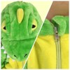 Joyfy Baby Halloween Dinosaur Costume, Green One-Piece Hooded Jumpsuit Halloween Cosplay Costume for Toddler Halloween & Play - 3 of 4