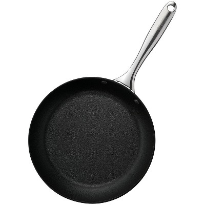 The Rock By Starfrit 8 Aluminum Fry Pan With Stainless Steel Handle Black  : Target