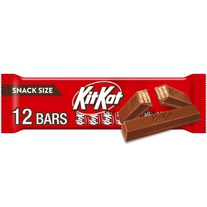 Kit Kat Milk Chocolate Wafer Snack Size Candy Bars - 5.88oz/12ct - 1 of 4