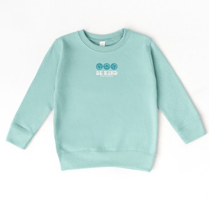 The Juniper Shop SmileyWorld Embroidered Be Kind Turning Smiles Toddler Sweatshirt - 1 of 3