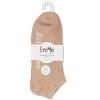 Memoi Women's Organic Cotton Mesh-Top Breathable Liner Sock - 4 of 4