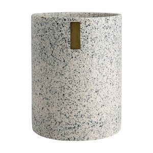 Lerrazzo Wastebasket Gray/Natural - Allure Home Creations - 1 of 3