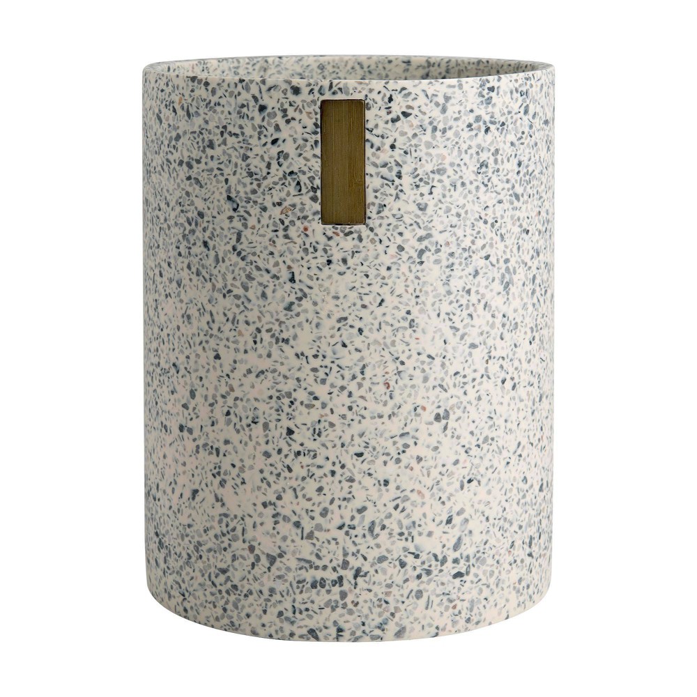 Photos - Other interior and decor Lerrazzo Wastebasket Gray/Natural - Allure Home Creations