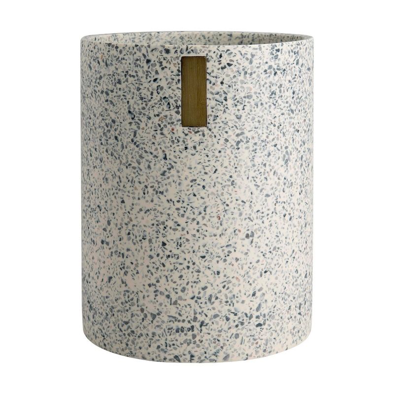 Lerrazzo Wastebasket Gray/Natural - Allure Home Creations, 1 of 5