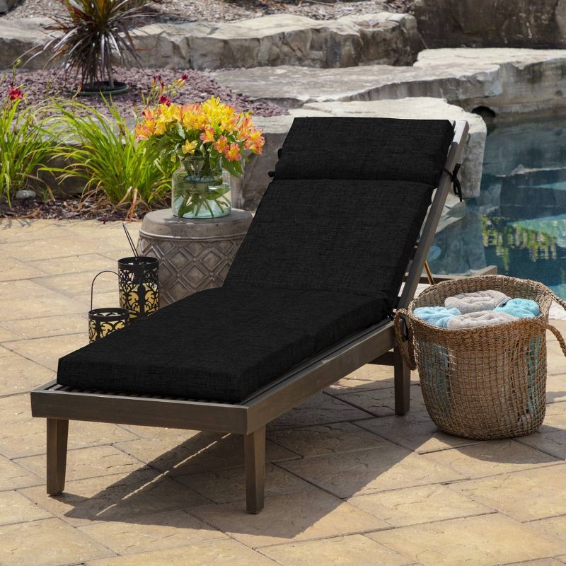 Arden 72"x21" Outdoor Chaise Lounge Cushion, 2 of 7
