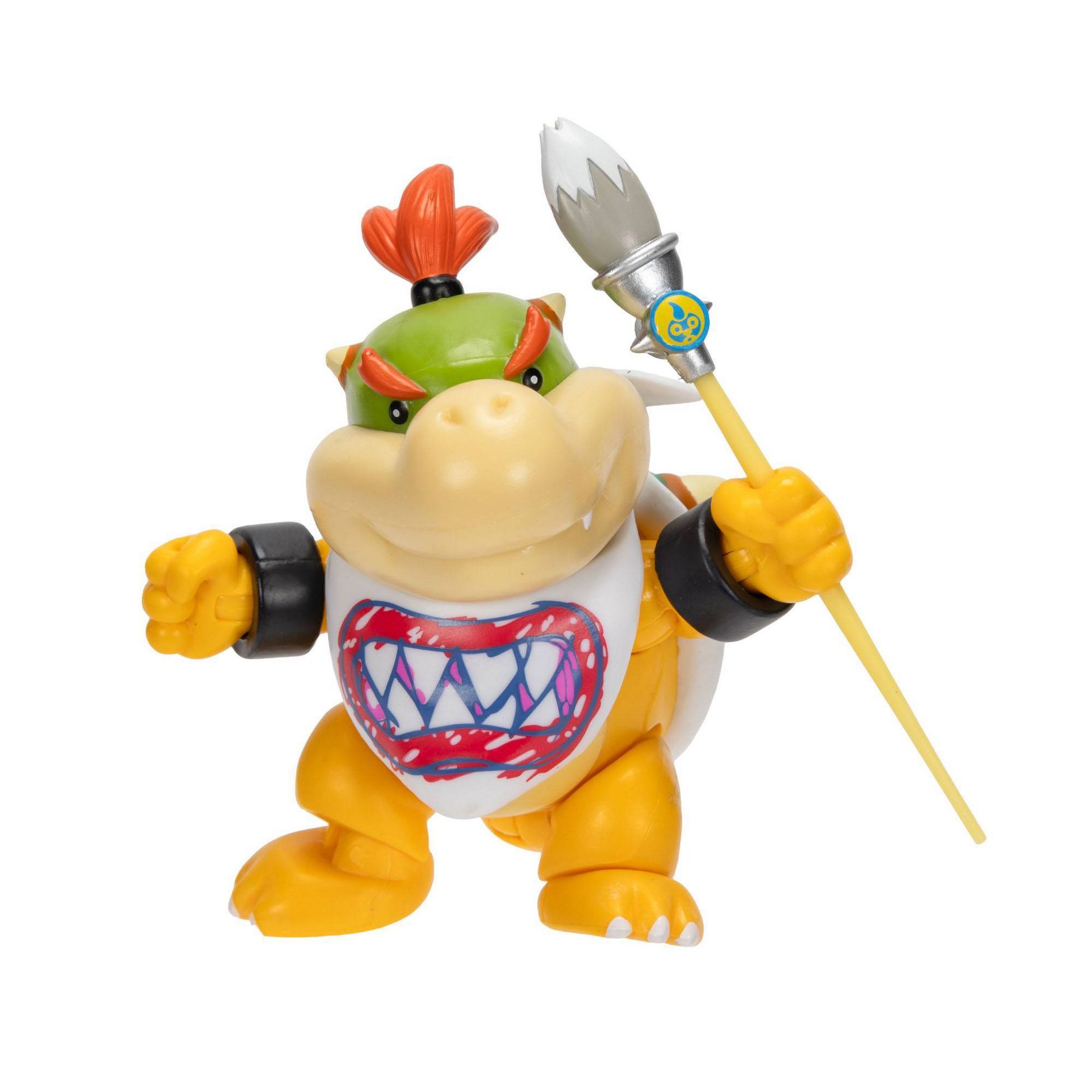 Nintendo Super Mario 4" Bowser Jr With Paint Brush Figure Wave 50 Action Figure