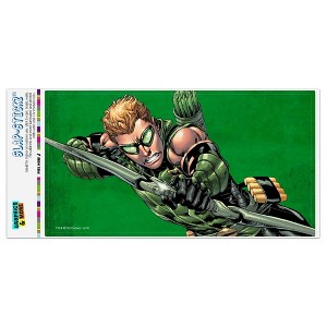 Justice League Green Arrow Character Automotive Bumper Sticker - 1 of 4