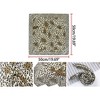 Elerevyo Women's Square Printed Satin Silky Neck Scarves Neckerchief 2Pcs 19.6"x19.6" - 2 of 4