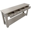 NicBex Entryway Table Console Table with Storage Drawers and Bottom Shelf Sofa Table for Living Room, Entryway, Hallway - 3 of 4