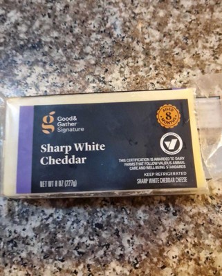 Signature Sharp White Cheddar Cheese - 8oz - Good & Gather™ : Target