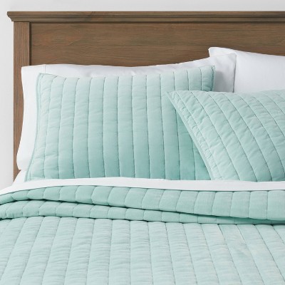 Channel Stitch Velvet Quilt - Threshold™