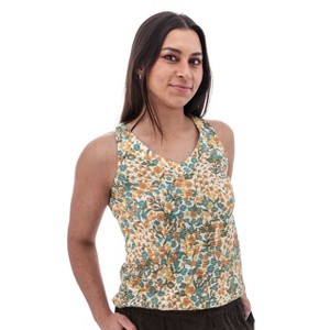 Aventura Clothing Women's Charlie Floral Burnout Print Tank Top - 1 of 4