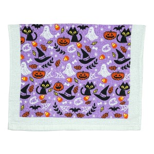 Halloween Funny Cute Scary Holiday Tea Towel - Crazy Dog Tea Towel Halloween - 1 of 4