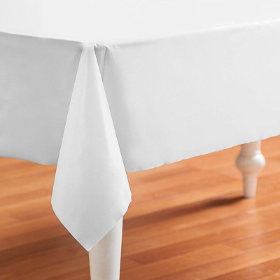 Bright White Rectangle Tablecover